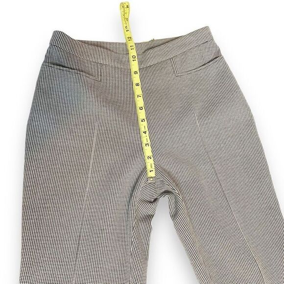 Akris punto Franca Houndstooth Cropped Trousers Black Cream Women’s Size 6 / S - Picture 14 of 16